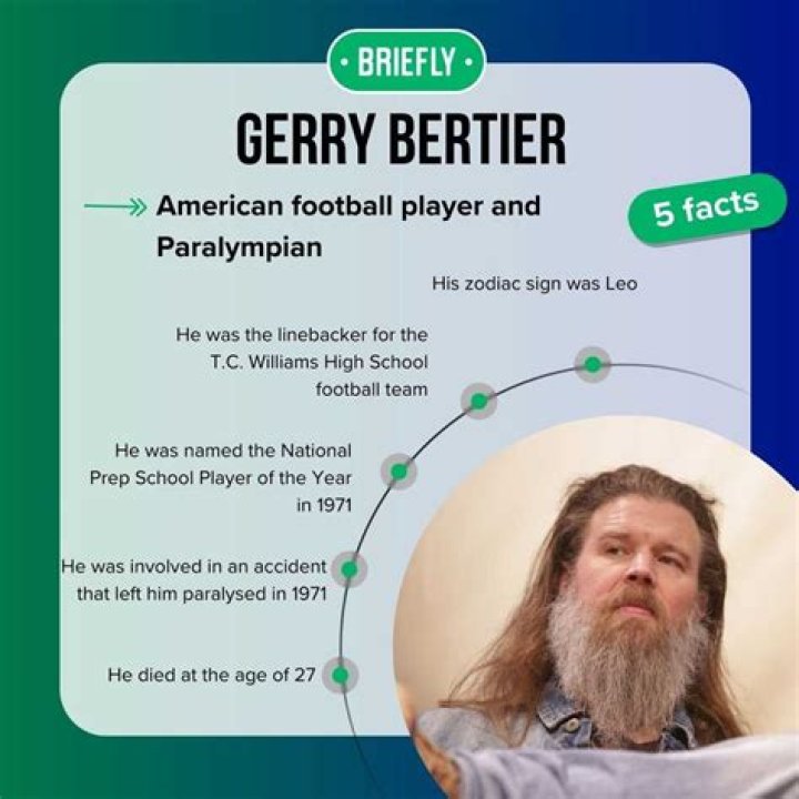How was Gerry Bertier paralyzed?
