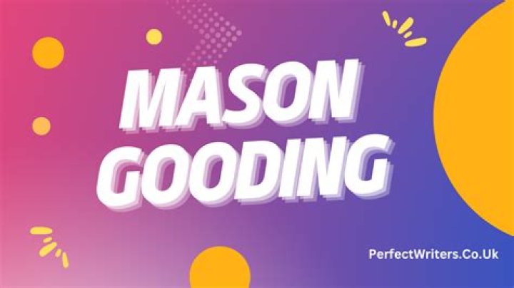 Mason Gooding Net Worth